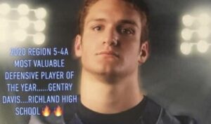 Gentry Davis Obituary: Richland Community Mourns Loss of Former Football Star and “5-4A Defensive MVP” in Tragic Car Accident